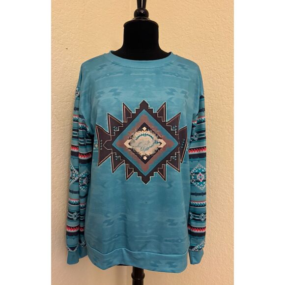 Southwest Lightweight Sweatshirt - Sz L - Picture 1 of 11